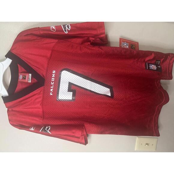 Reebok Other - Retro Michael Vick #7 Atlanta Falcons Jersey Youth L Reebok NFL Red Throwback